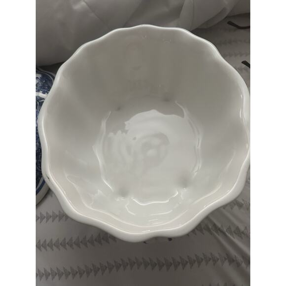 Hand-Painted Greece Blue & White Tureen with Lid • Very Rare Vintage Ceramic - Picture 13 of 14